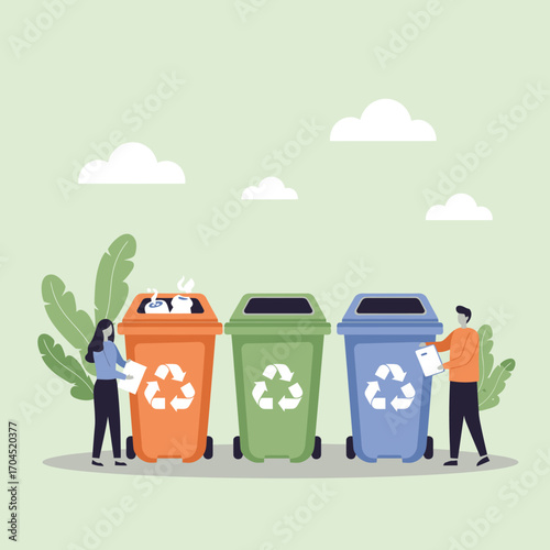 Recycle Right Sorting Waste for a Greener Future