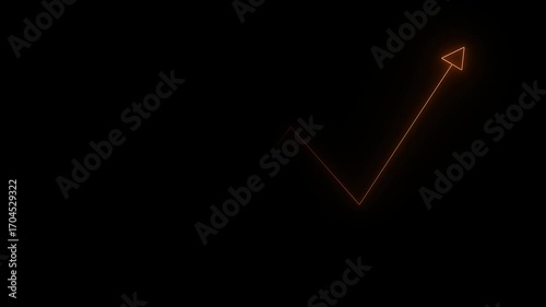 Arrow business finance investment trading stock, Business graph growth arrow