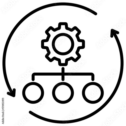Organization Structure Icon