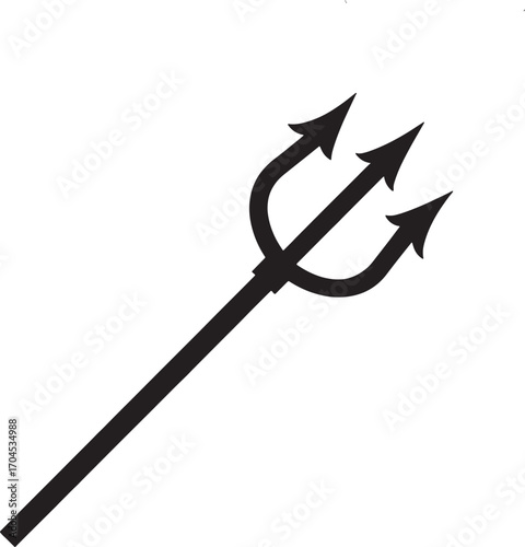 Devil's Pitchfork Symbol
