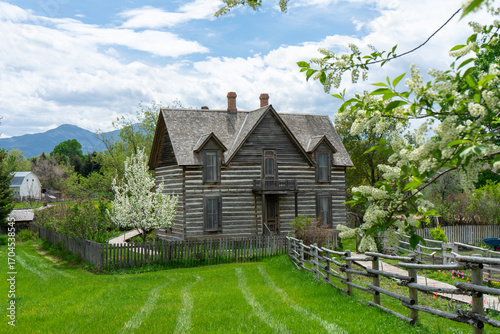 old wooden house