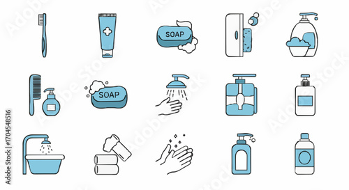 Icon set hygiene routine