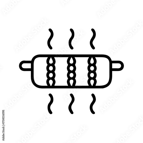 Creative details Heat exchanger Vector Illustration