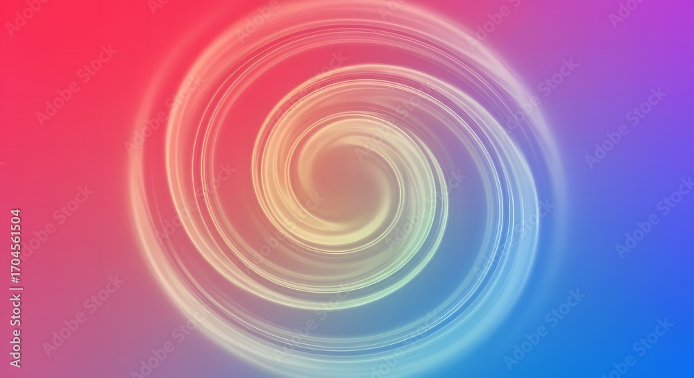 Obraz premium Soft gradient vortex.