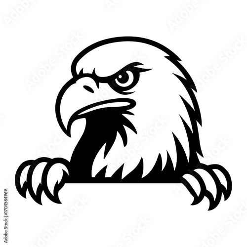 Eagle Peeking