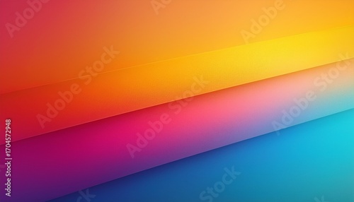 Bright Split Gradient With Pink Orange Blue And Yellow Hues On A Vibrant Abstract Background