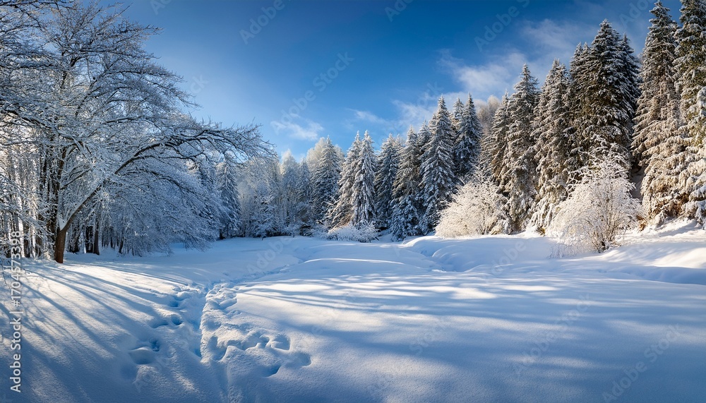 Obraz premium Beautiful Winter Landscape