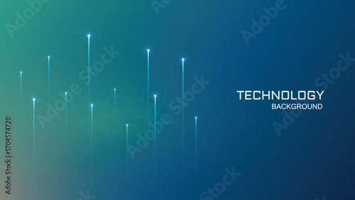 Technology futuristic light streak background