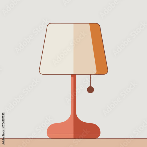 This stylish table lamp features a colorful shade that brings vibrancy and personality to any living space, complementing modern and vintage decor effortlessly.