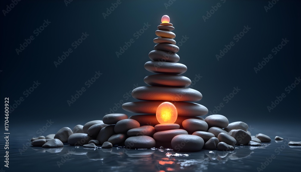 Obraz premium Luminary Stones of SDXL