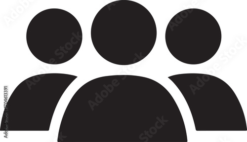 Group of Three People Icon