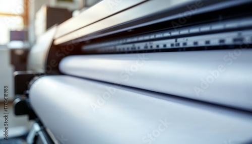 Large Format Printing  High-Resolution Inkjet Printer in Action