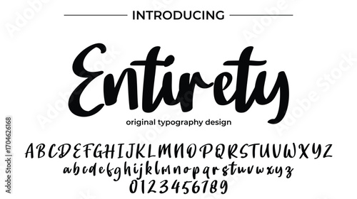 Entirety - Elegant Script Font for Smooth Handwritten Design and Creative Typography