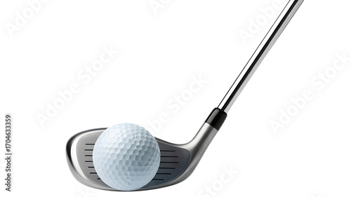 Fotografie Golf Club and Ball Close-up graphic bfqxbopctn6os35l7otzva Cutout PNG isolated o