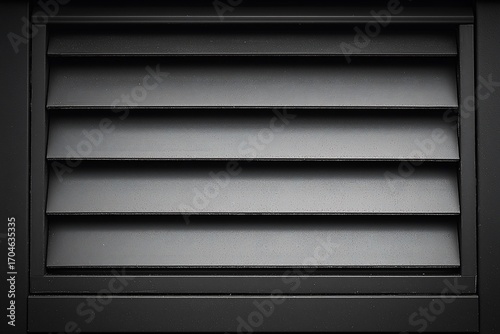Black rectangular ventilation slats