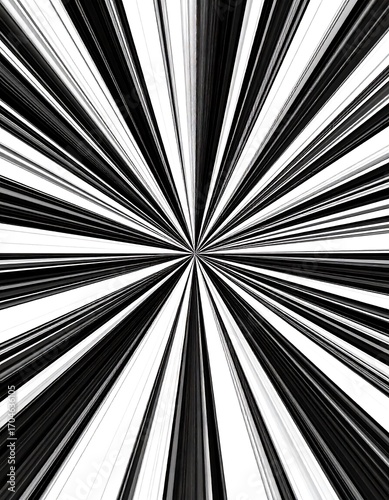 Radial black and white stripes (1)