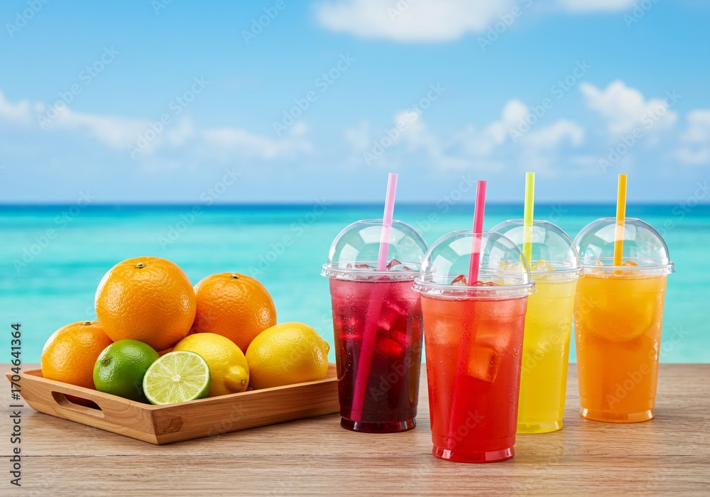 Fototapeta premium Tropical Refreshments