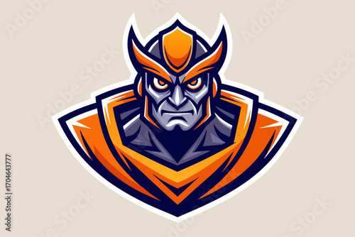 "Creative vector mascot logo design, bold line art, unique branding character, abstract symbol for business identity, minimal yet powerful shapes, modern logo for companies, startups, sports teams, cr
