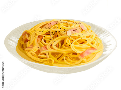 カルボナーラスパゲティ