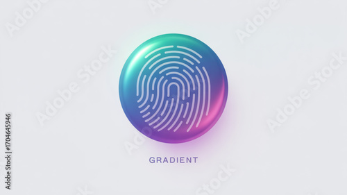 Gradient fingerprint scan identification security biometrics technology authentication access control system