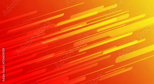 Dynamic Red and Yellow Abstract Lines Background for Website or Presentation Design