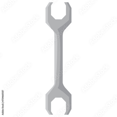 A double-ended spanner tool for mechanical repair and industrial maintenance work
