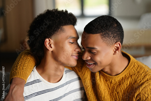 Celebrate the beauty of a genuine connection, a shared look, and the deep emotional bond between two people in love.