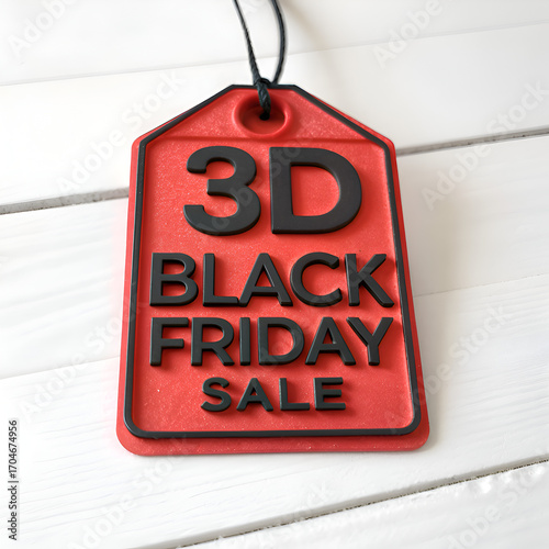 Black Friday sale sign on a wall