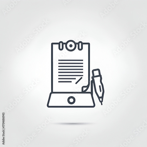 Wallpaper Mural writing tool icon sign vector Torontodigital.ca
