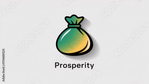 Money bag icon vector illustration for finance wealth and success concept business and investment 100