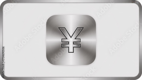 Yen currency symbol icon vector illustration for financial business and e commerce website design asset use
