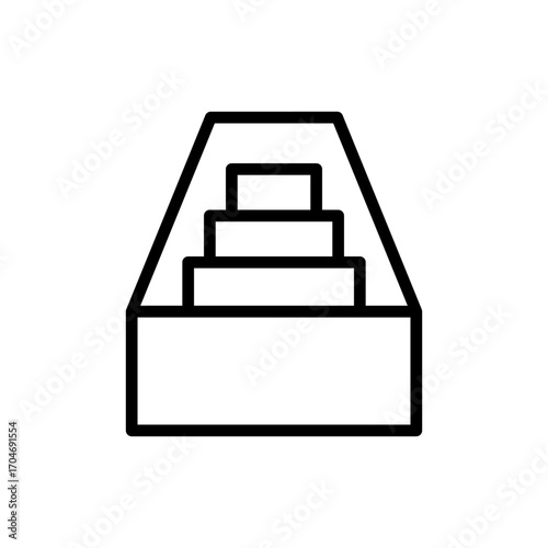 Archive folders icon symbol for apps and websites. Document vector icon. Archive storage icon.