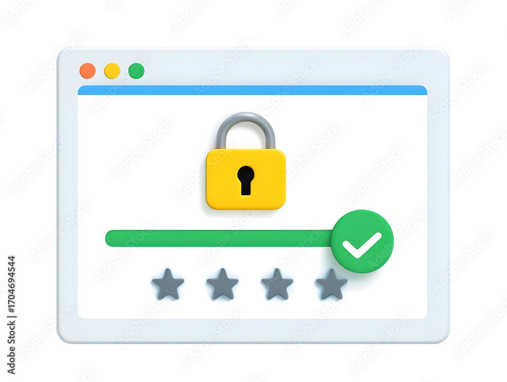 A digital lock displayed on a browser page, symbolizing online security and privacy in the digital world. A digital lock displayed on a browser page, symbolizing online security and privacy in the digital world.