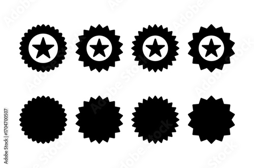 Badge icon logo design. Awards icon vector. Achieve sign and symbols. Stamp