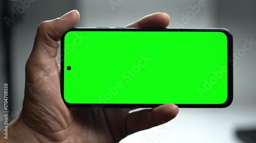 Your Content Here: Chroma Key Phone Display