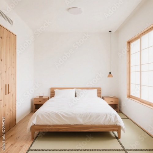 Modern interior of a bedroom