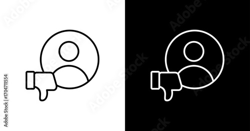 Reputation Damage Icon Set Multiple Style Collection