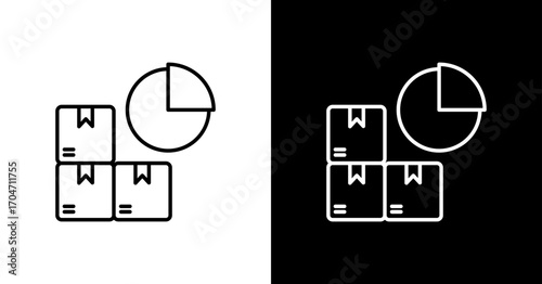 Market Saturation Icon Set Multiple Style Collection