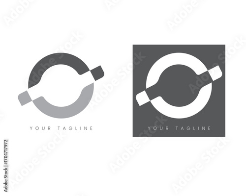 O logo letter modern design
