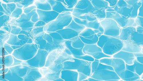 Sparkling Turquoise Water Surface Texture: Ripples, Reflections, and Abstract Aquatic Background for Summer, Wellness, and Travel Designs