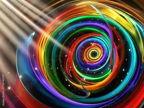 Abstract liquid waves background with glossy fluid motion, smooth texture, and vibrant flowing design