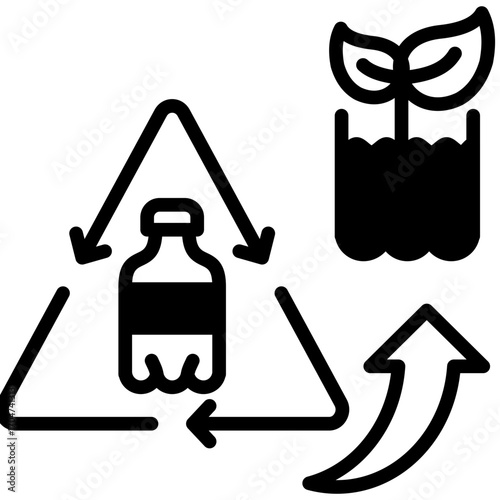 Upcycling mixed icon