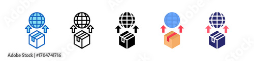 Export Multiple Style Icon Set Collection. 