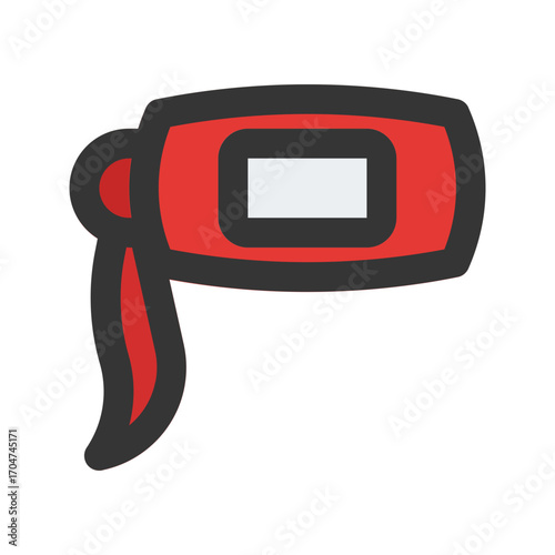 headband outline fill icon