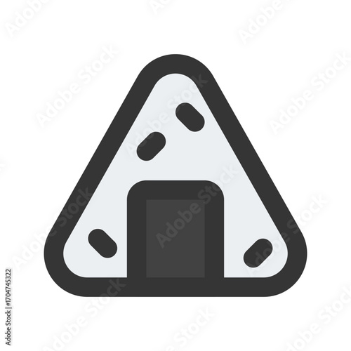 onigiri outline fill icon