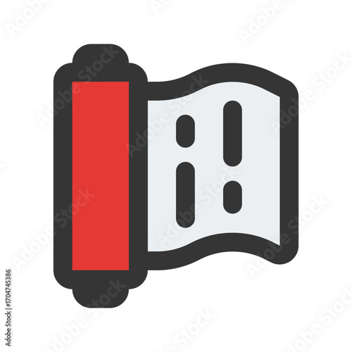 scroll outline fill icon