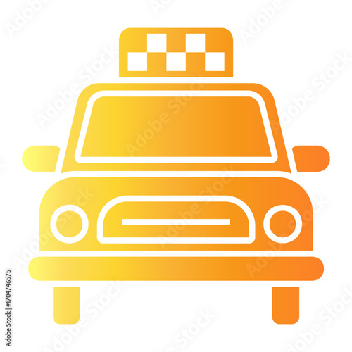 taxi Gradient icon