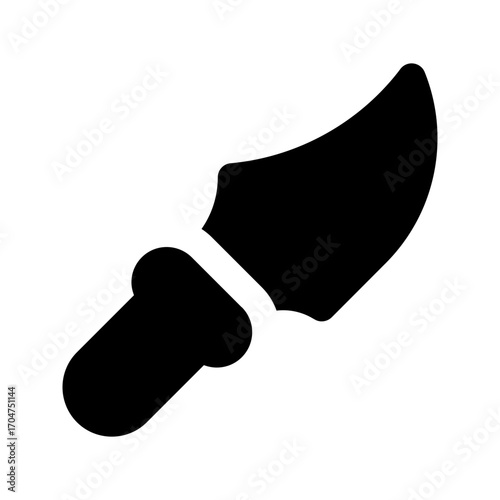 dagger glyph icon