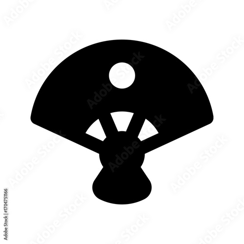 fan glyph icon