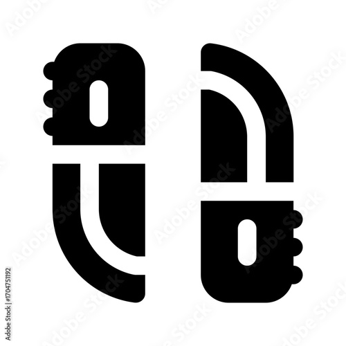 dagger glyph icon